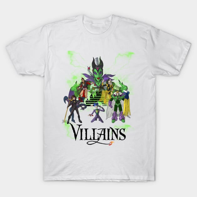 villians tee T-Shirt by vampskills2n